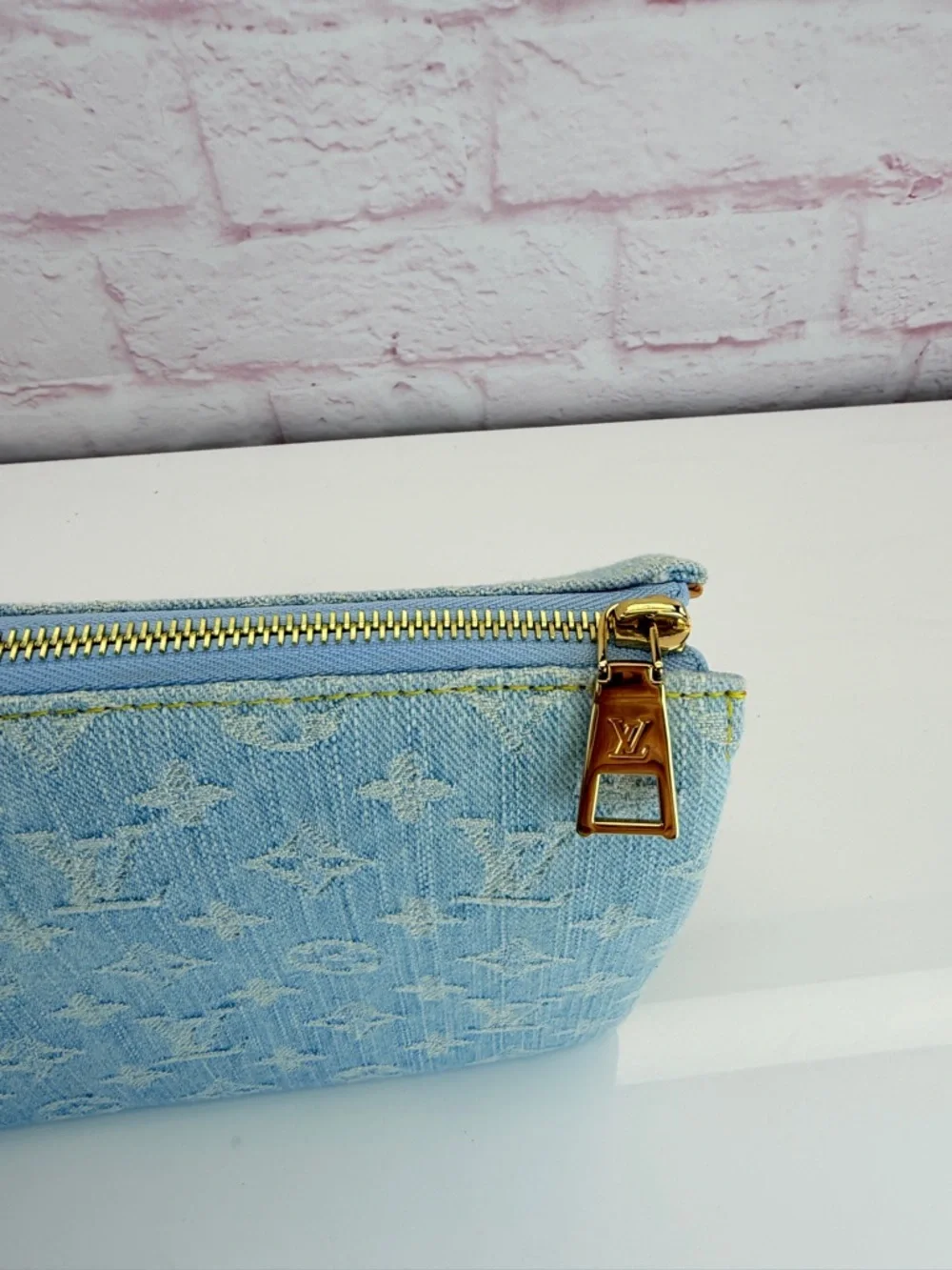 Louis Vuitton Monogram Denim Coussin BB Sky Blue